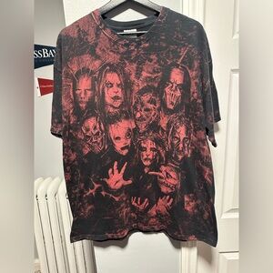 2008 Slipknot All Over Print Double Sided Shirt Size Men’s XL